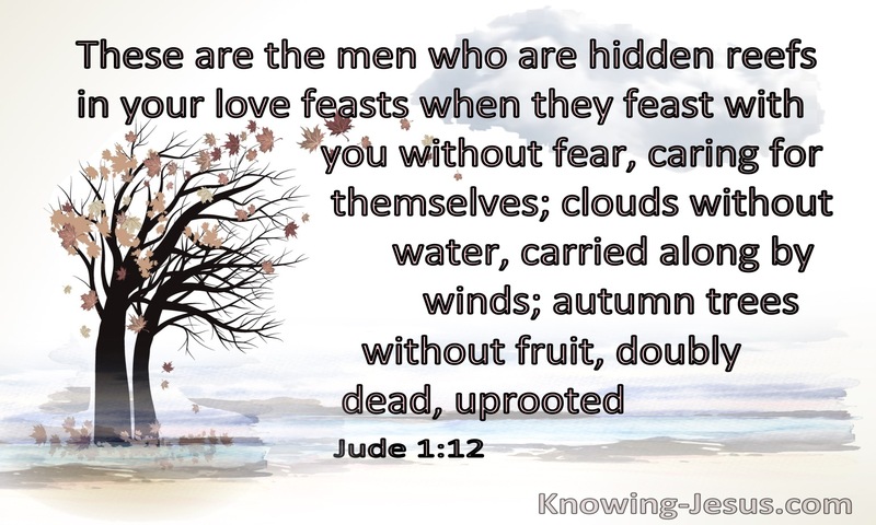 Jude 1:12 These Men Are Hidden Reefs (white)